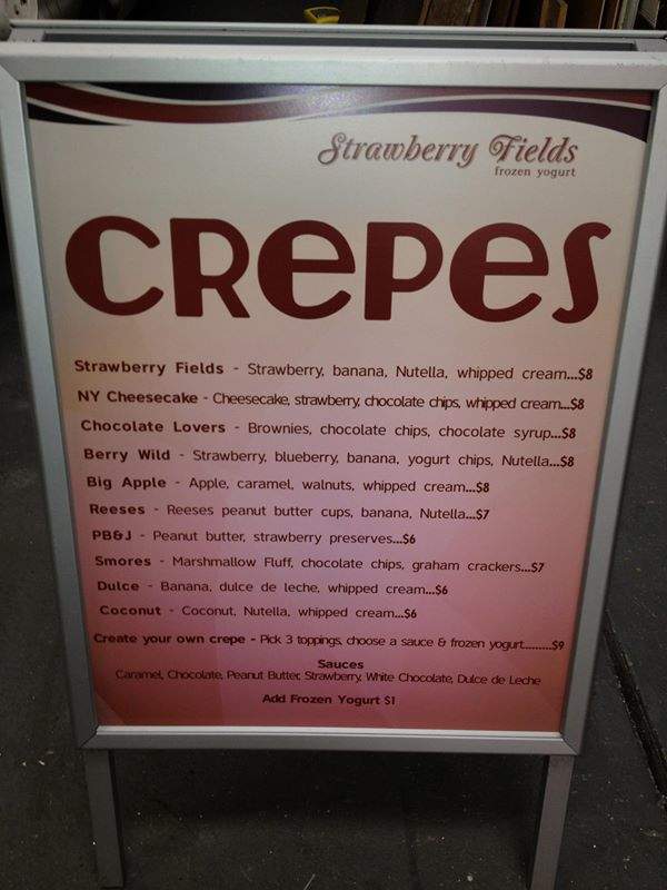 Strawberry Fields - New York, NY menu_pic