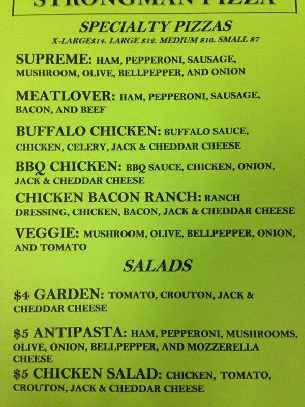 Strongman Pizza - Redlands, CA menu_pic