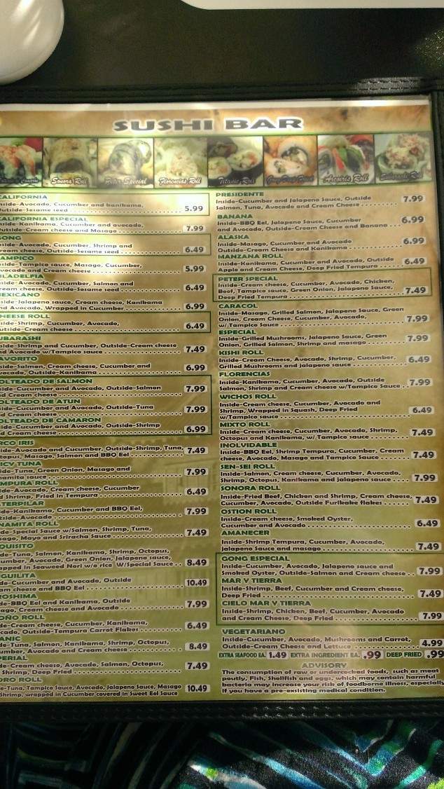 Sushi Gong - Douglas, AZ menu_pic