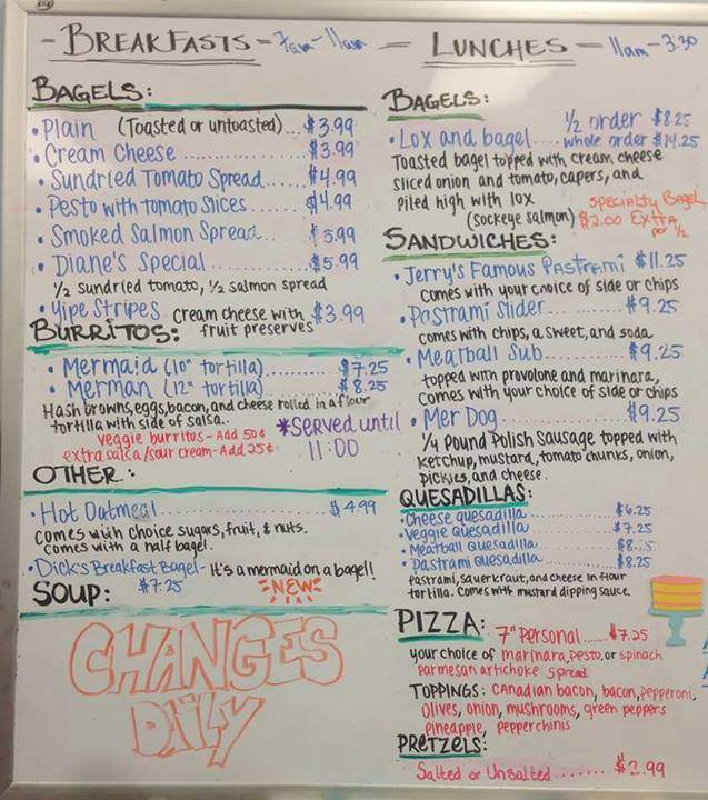 Sweet Mermaids - Ketchikan, AK menu_pic