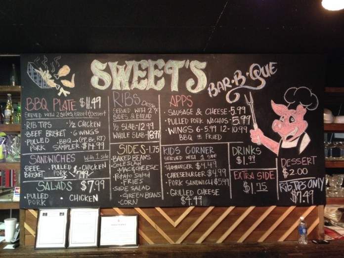 Sweets Kitchen & BBQ - Cleveland, MS menu_pic