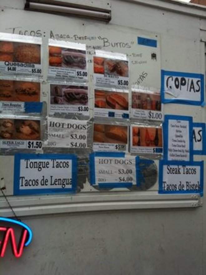 Tacos El Campesino - Seattle, WA menu_pic