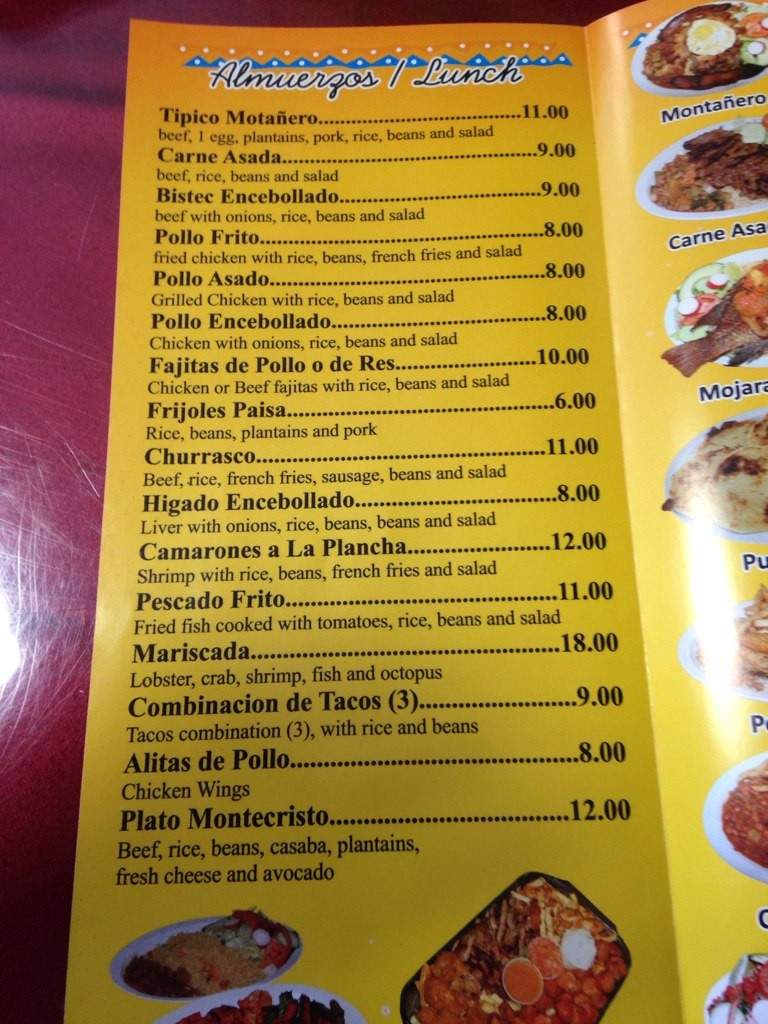 Tacqueria Montecristo - Somerville, MA menu_pic
