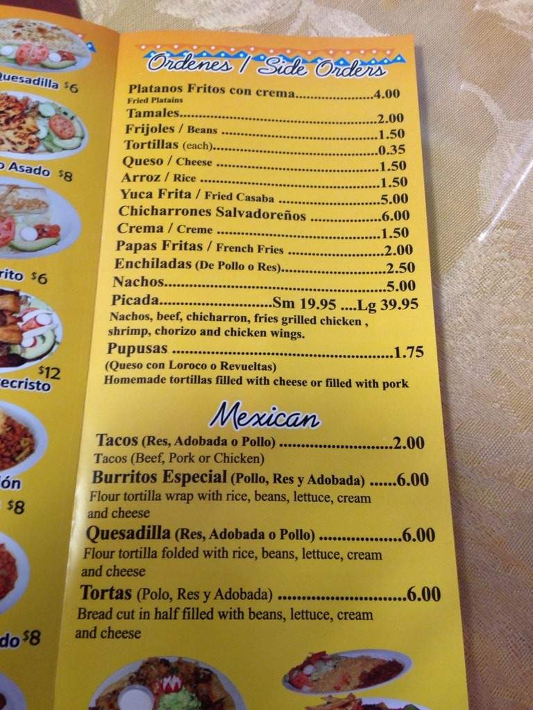 Tacqueria Montecristo - Somerville, MA menu_pic