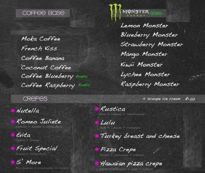 Tapioca Rush - Edinburg, TX menu_pic