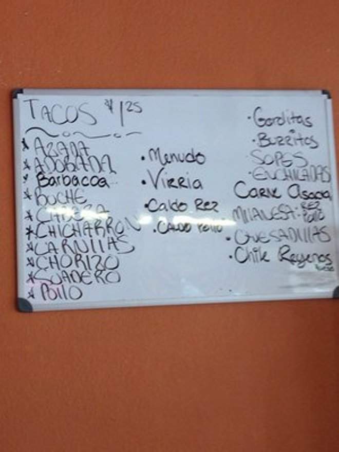 Taqueria Ameca - Orlando, FL menu_pic