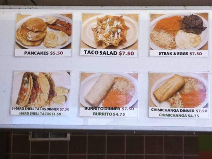 Taqueria Buena Vista - Milwaukee, WI menu_pic