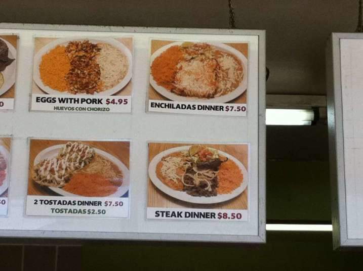 Taqueria Buena Vista - Milwaukee, WI menu_pic