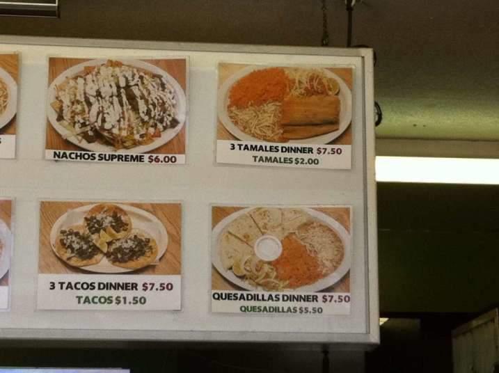 Taqueria Buena Vista - Milwaukee, WI menu_pic