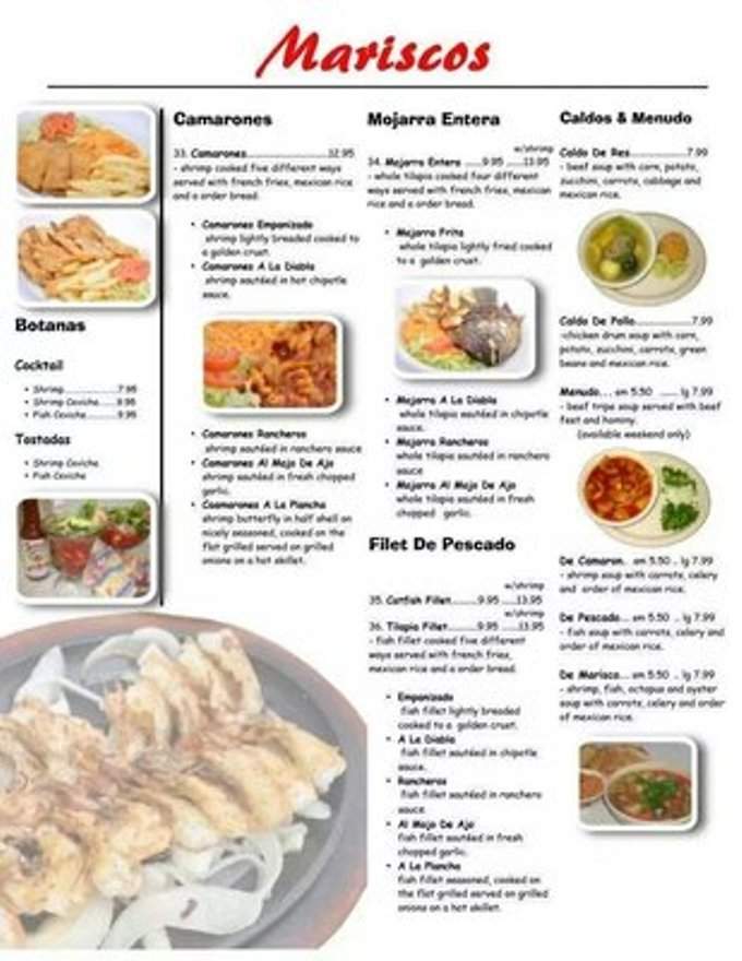 Taqueria El Tapatio - Houston, TX menu_pic