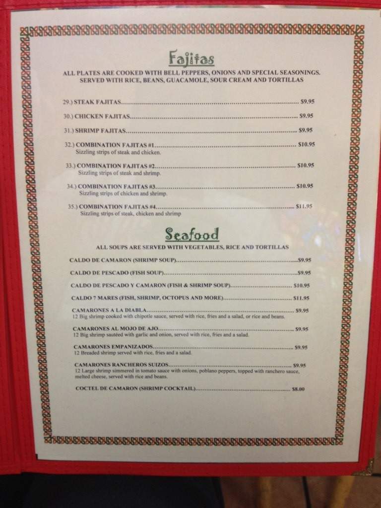 Taqueria Hernandez - Altus, OK menu_pic
