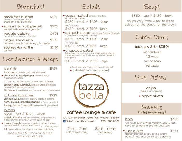 /380230525/Tazza-Bella-Coffee-Lounge-and-Cafe-Mount-Pleasant-IA - Mount Pleasant, IA