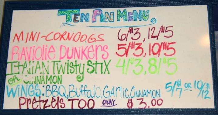Ten Pin Alley Pizza - Shelby, MT menu_pic