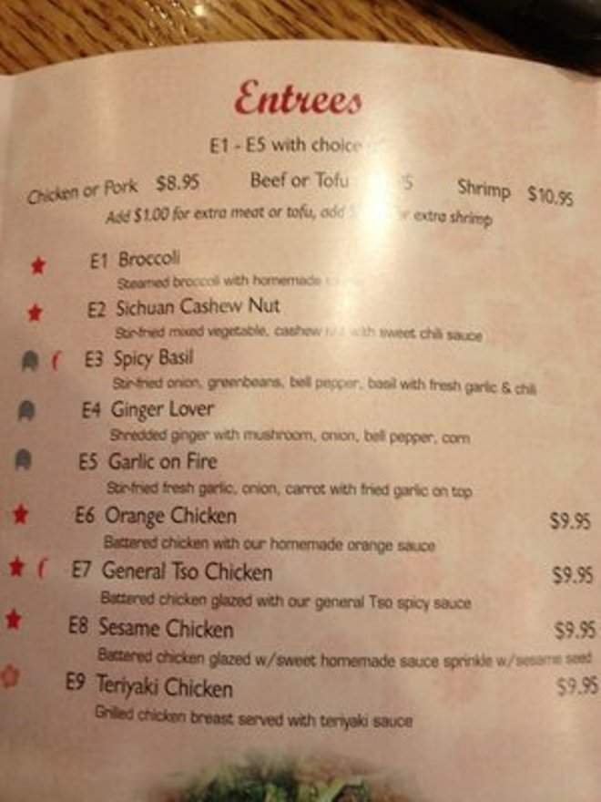 Thai Jin - Houston, TX menu_pic