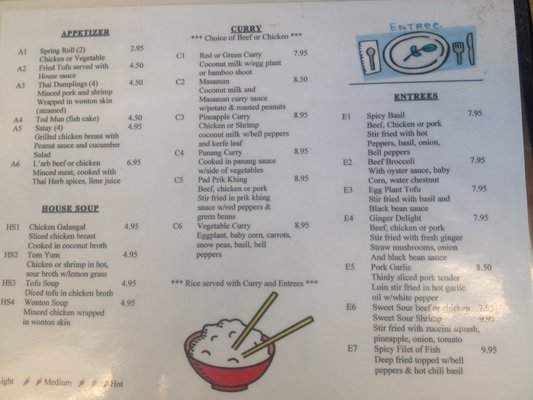 Thai Kitchen - Newport News, VA menu_pic