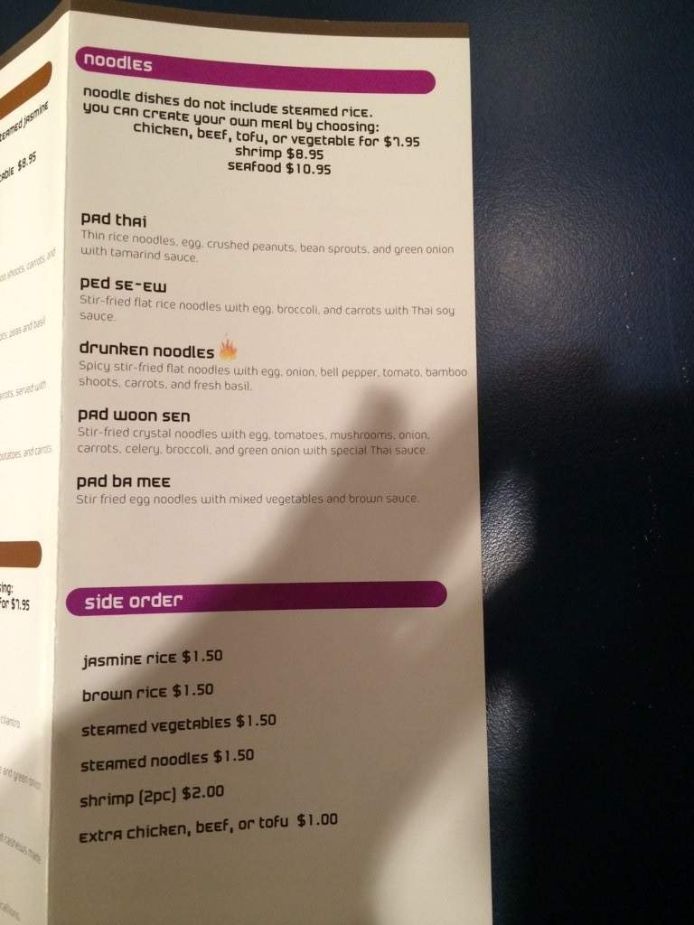 Thai One - Greeley, CO menu_pic