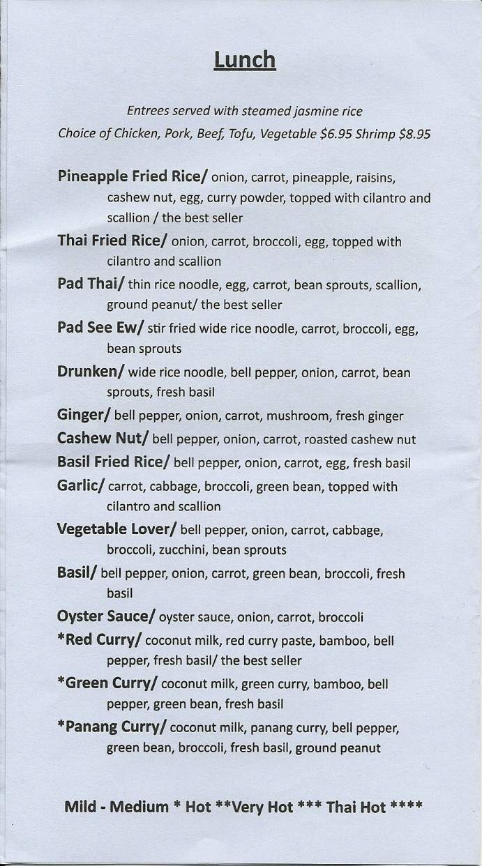 Thai To Go - Asheville, NC menu_pic