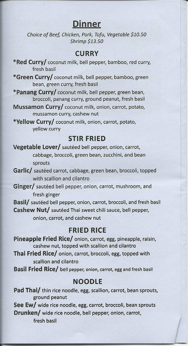 Thai To Go - Asheville, NC menu_pic