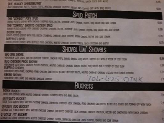 Thatcher's Barbeque and Grill - Calhoun, GA menu_pic