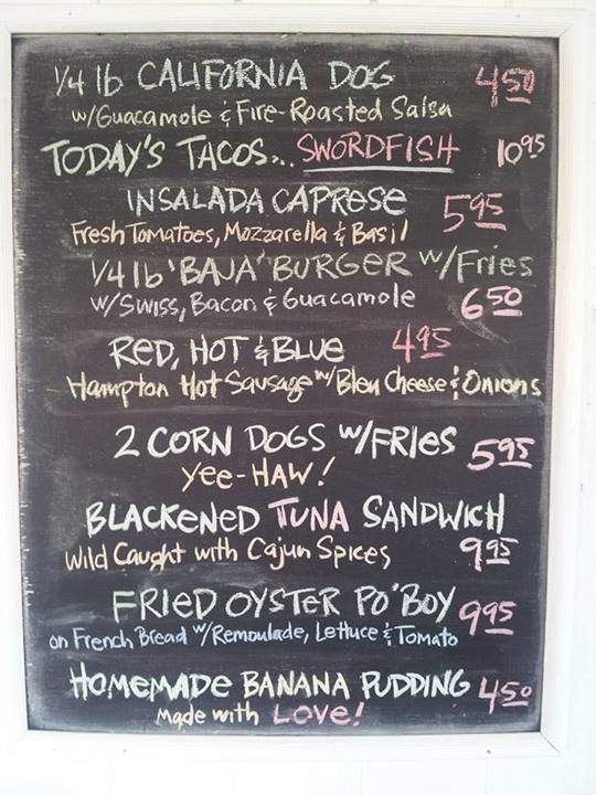 The Barking Dog - Hampton, VA menu_pic