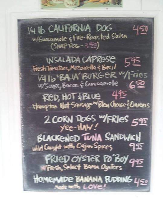 The Barking Dog - Hampton, VA menu_pic