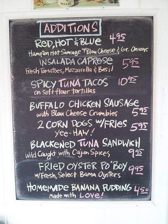 The Barking Dog - Hampton, VA menu_pic