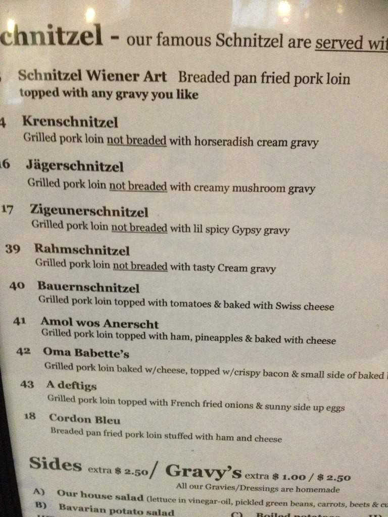 The Bavarian's Restaraunt - Jesup, GA menu_pic