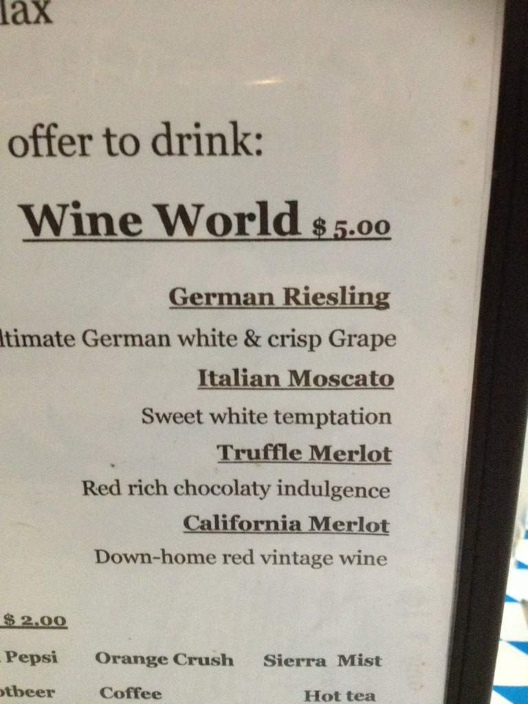 The Bavarian's Restaraunt - Jesup, GA menu_pic