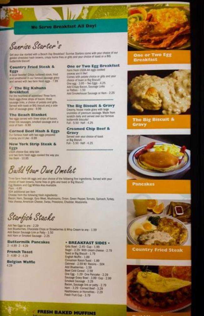 The Big Biscuit - Cocoa Beach, FL menu_pic