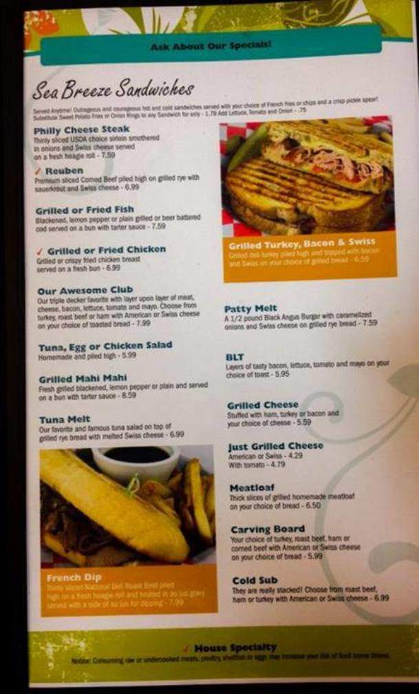 The Big Biscuit - Cocoa Beach, FL menu_pic