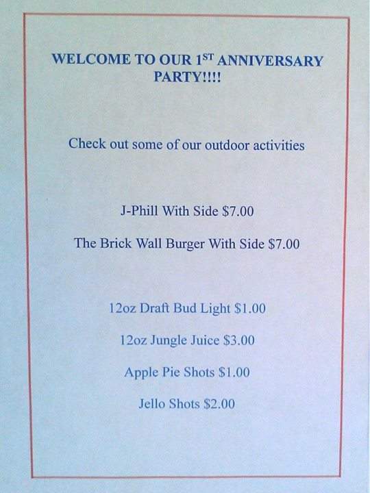 The Brick Wall Pub & Grill - Adrian, MI menu_pic