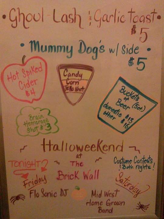 The Brick Wall Pub & Grill - Adrian, MI menu_pic
