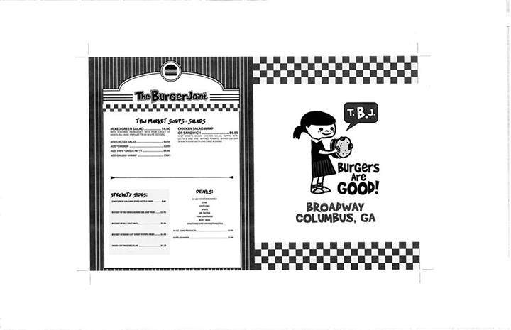The Burger Joint - Columbus, GA menu_pic