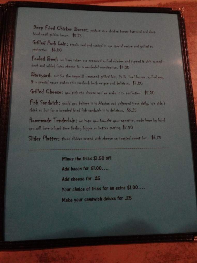 The Cigar Factory - Plattsmouth, NE menu_pic
