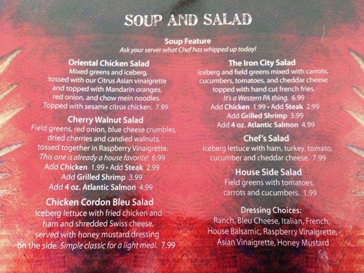 The Crazy Pineapple - Cambridge Springs, PA menu_pic