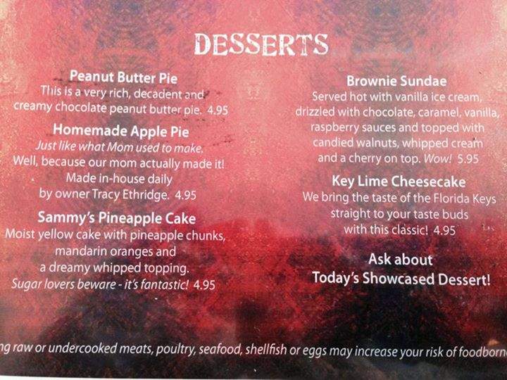 The Crazy Pineapple - Cambridge Springs, PA menu_pic