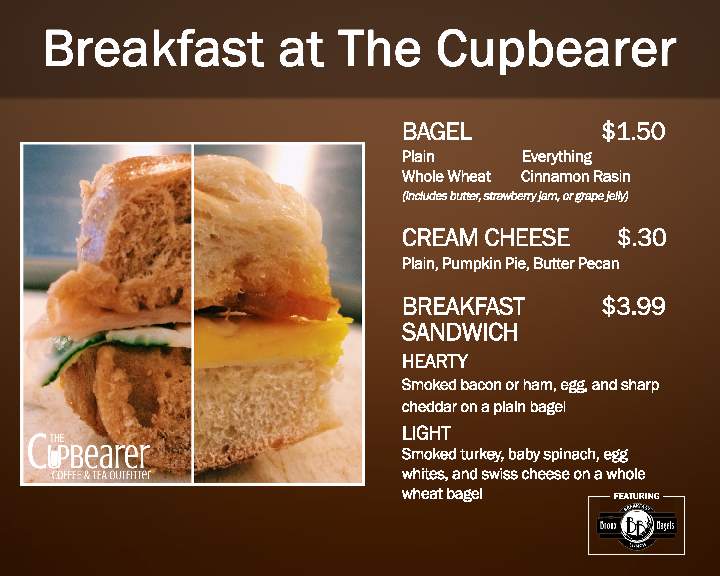 The Cupbearer Coffee & Tea Outfitter - Cumming, GA menu_pic