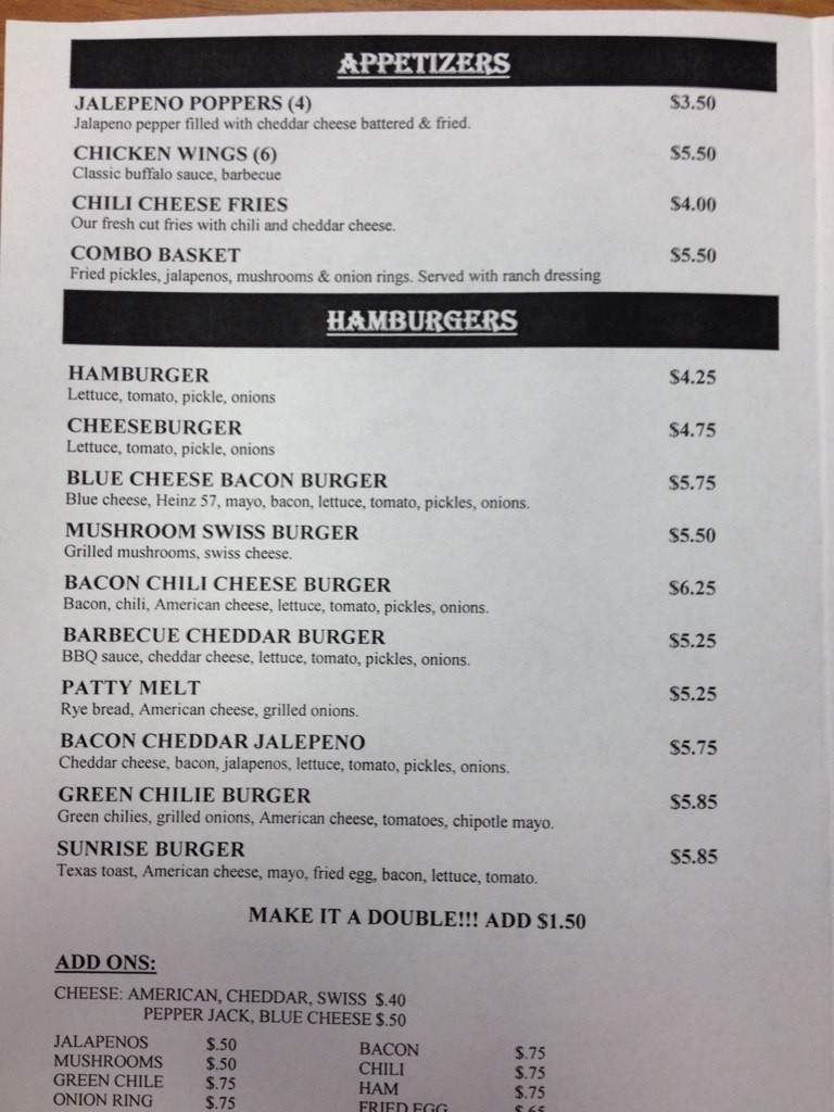 The Feast Grill - Fort Worth, TX menu_pic