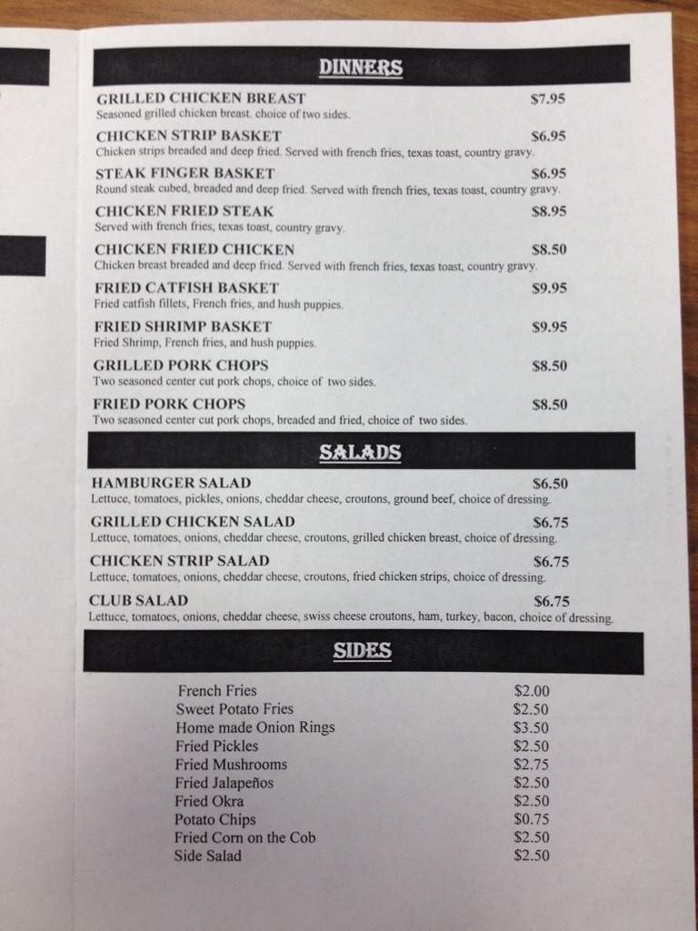 The Feast Grill - Fort Worth, TX menu_pic