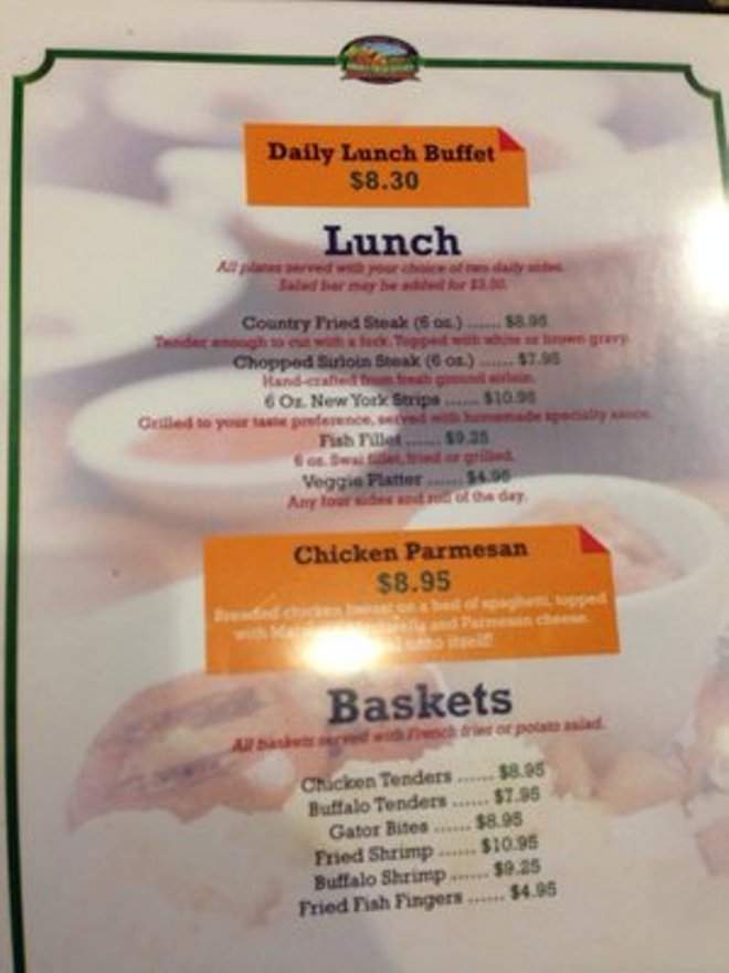 The Gathering Table - Chiefland, FL menu_pic