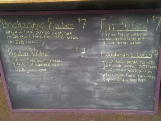 The Golden Goose - Eugene, OR menu_pic