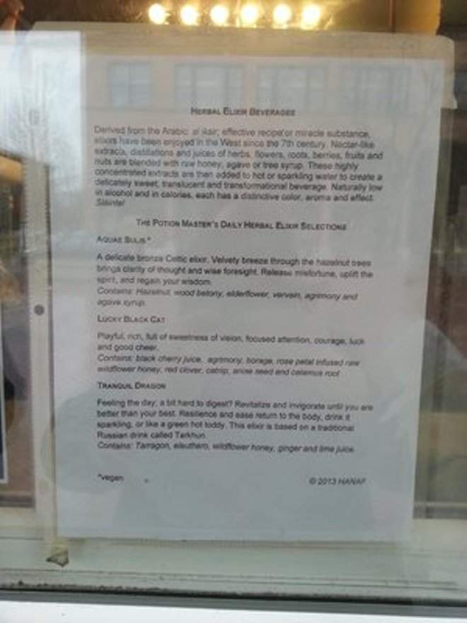 The Golden Goose - Eugene, OR menu_pic