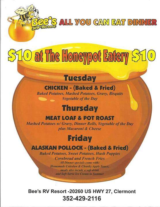 The Honeypot Eatery - Clermont, FL menu_pic