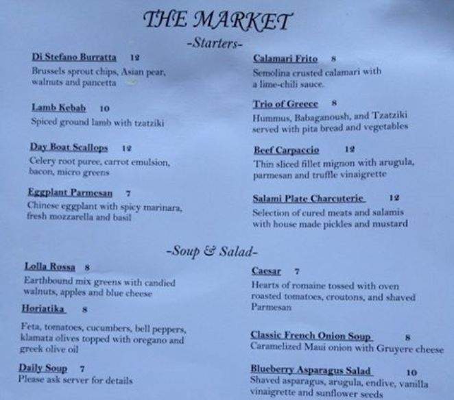 /380232309/The-Market-Restaurant-Menu-Monterey-CA - Monterey, CA