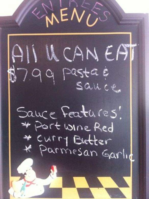 The Pasta House - Garrettsville, OH menu_pic