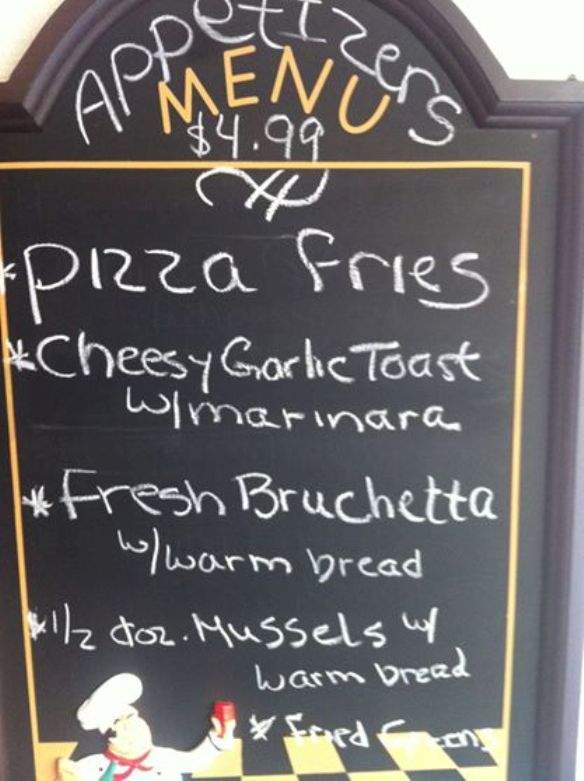 The Pasta House - Garrettsville, OH menu_pic