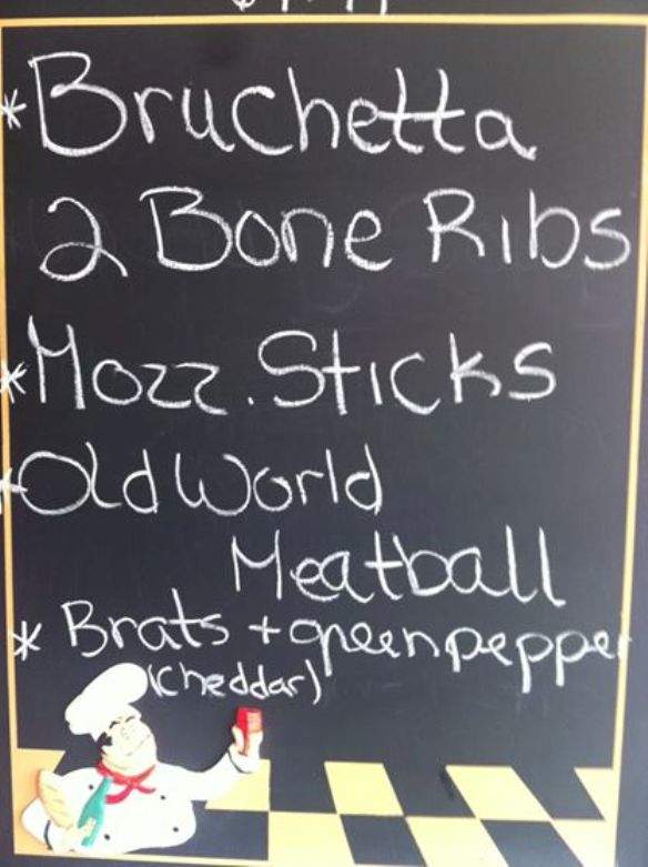 The Pasta House - Garrettsville, OH menu_pic