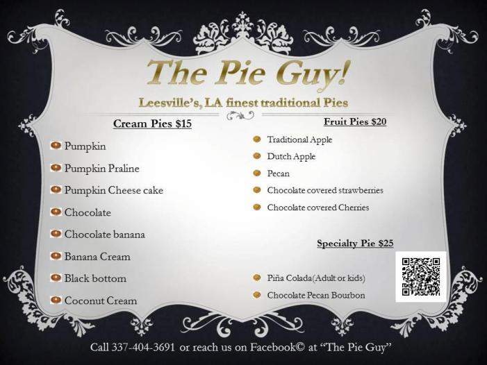 The Pie Guy of Leesville - Leesville, LA menu_pic