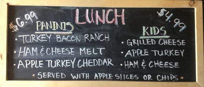 The Retreat Coffeehouse and Bakery - Ely, IA menu_pic