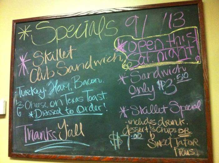 The Skillet - Pontotoc, MS menu_pic